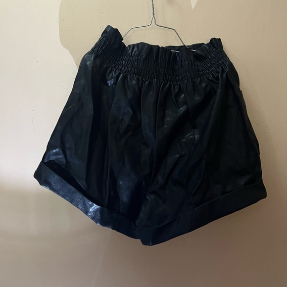 Blashe black Faux leather shorts size small - Picture 4 of 5
